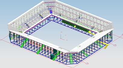 Image of steel truss structure 2